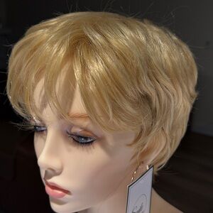 HAIR, Pixie with Bangs, Blonde